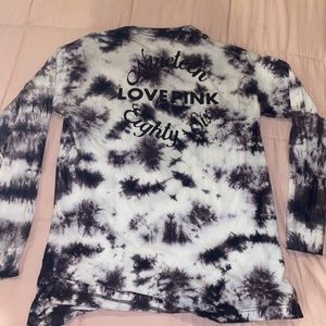 PINK long sleeve / tye-dye